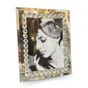 Glass 4 x 6 Photo Frame with Diamond