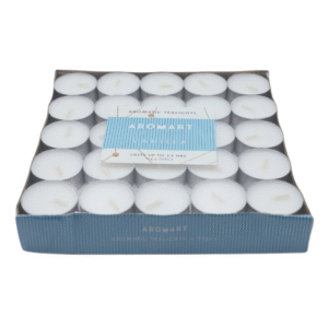 Aromart Tealight Candles 50Pcs – Vanilla