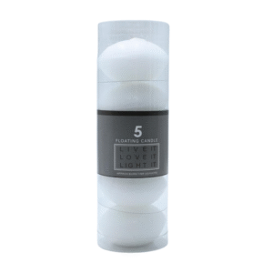 Decorative Floating Candle 5pcs - White