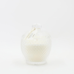 Glass Scented Candle with Lid - Orange & Watermelon