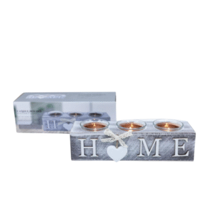 Tealight Wooden Holder - Home