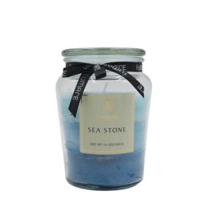 Fumare Shadow Pillar Glass Scented Candle - Sea Stone