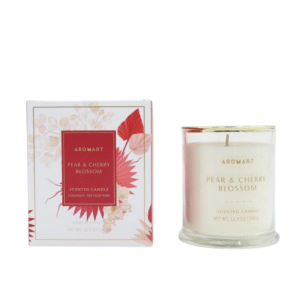 Aromart Classic Scented Candle 350g – Pear & Cherry Blossom