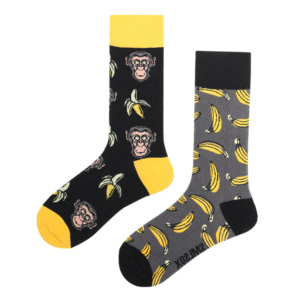 Odd Paired Socks - Gorilla & Banana