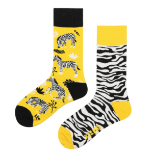 Odd Paired Socks - Zebra