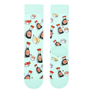 Paired Socks - Sushi with Soy Sauce