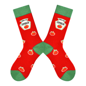 Paired Socks - Tomato Sauce